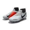 Nike Phantom Vision Elite DF FG Gris Rojo